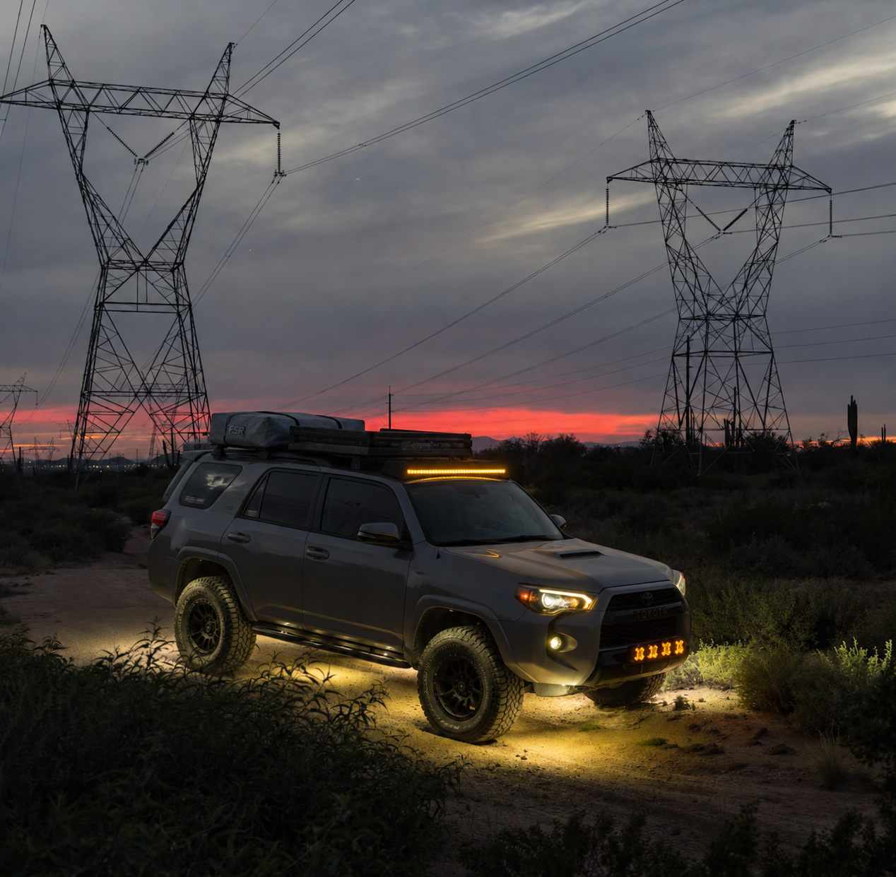 2010-2024 Toyota 4Runner 12 Light Shadow Eliminator Rocklight Kit PREORDER