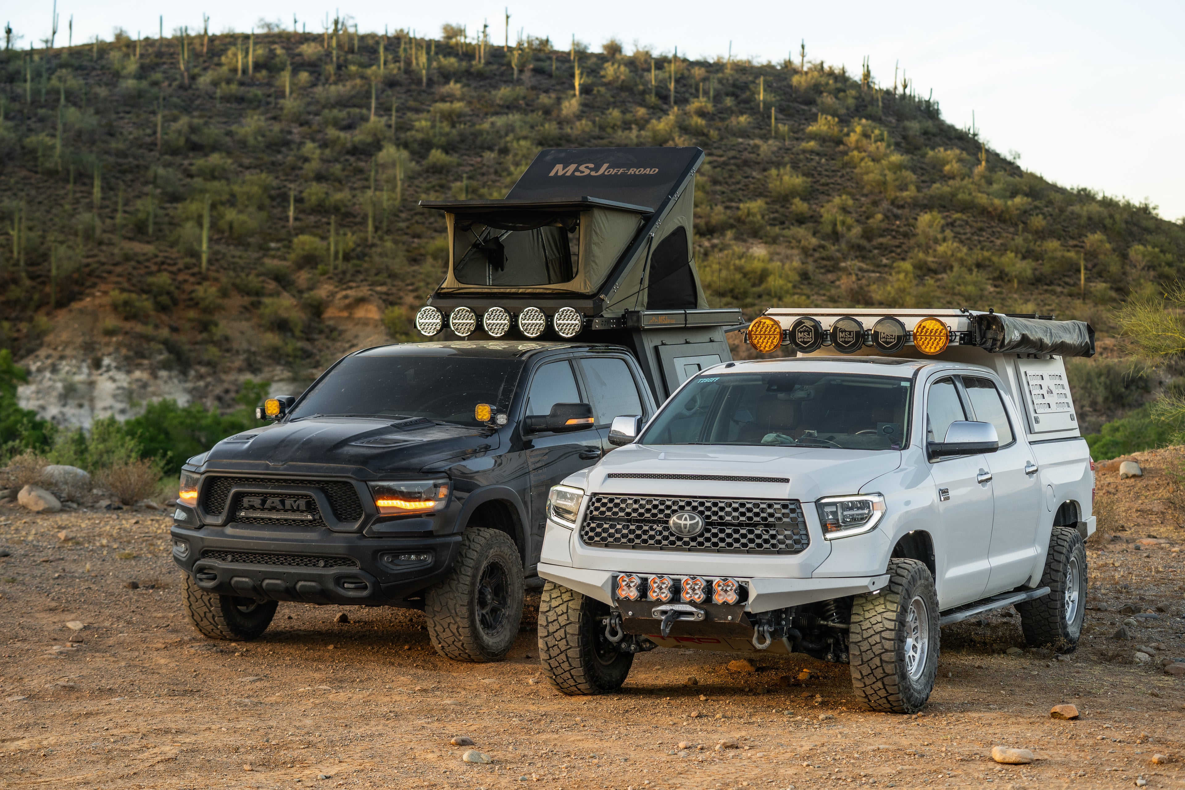 ADV Roof Light Mount System for MSJ Vanguard Camper