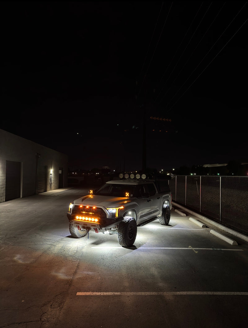 Shayan’s 3rd Gen Tundra lit up at night